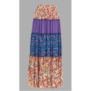 Loretta Caponi Bib Maxi Skirt Sz. S